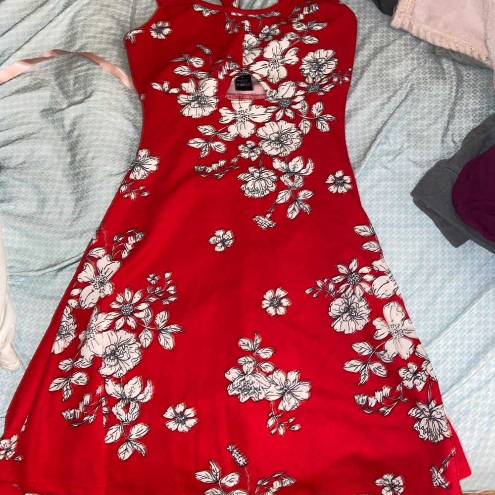 mini red dress